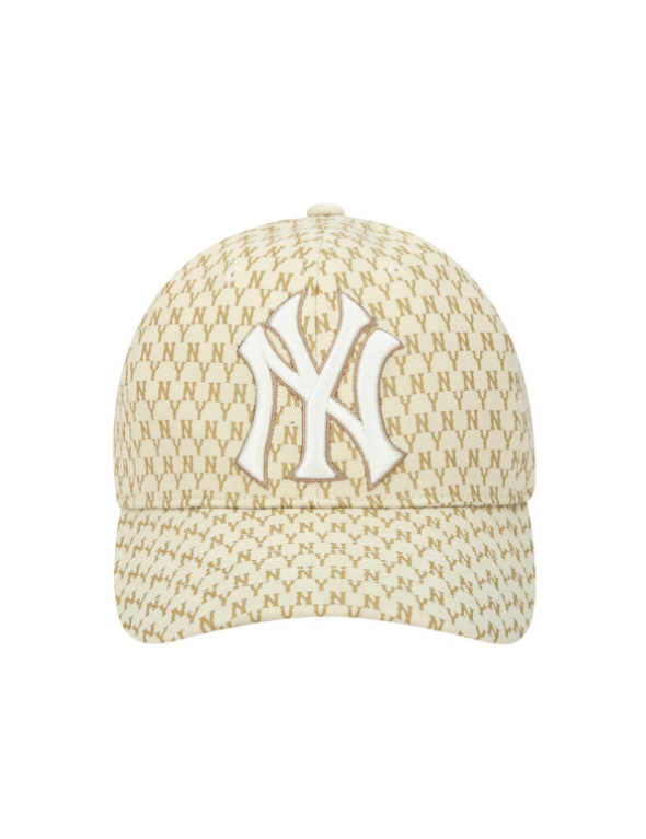 MLB Korea New York Yankees Monogram Cap (Beige)