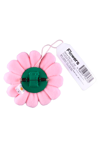 Takashi Murakami Flower Plush Pin (Light Pink)