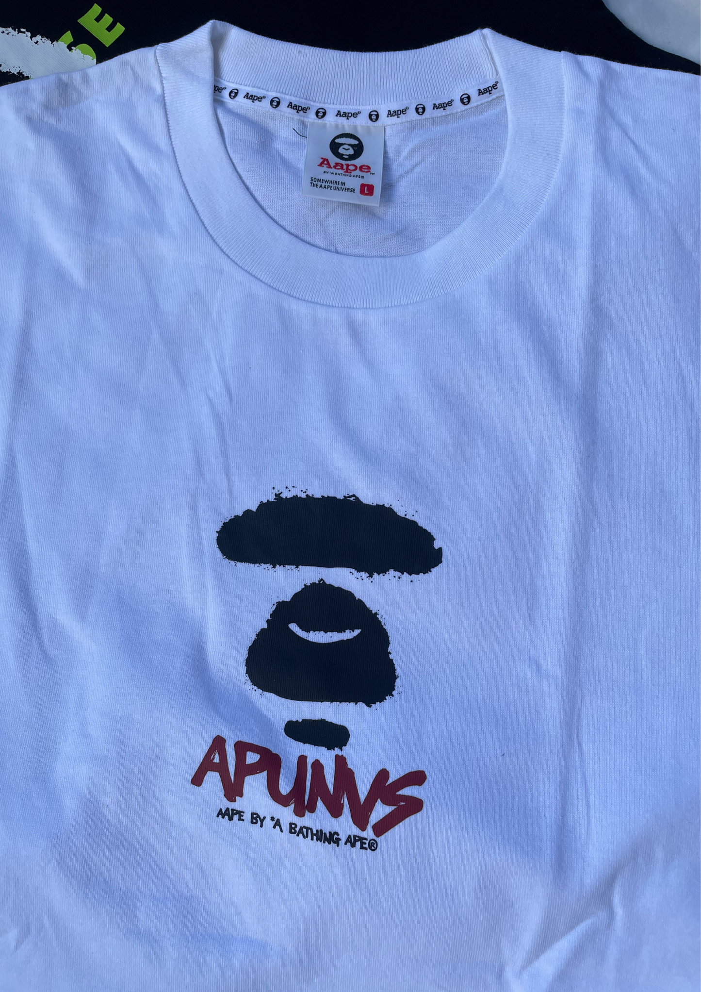 Aape Short Sleeve Tee (White)