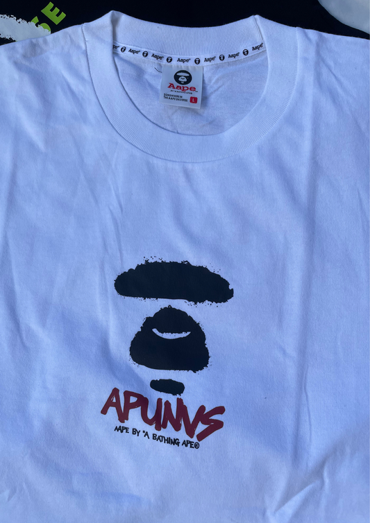 Aape Short Sleeve Tee (White)