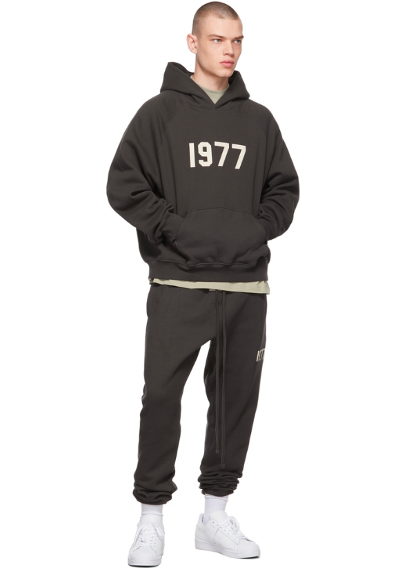 Fear of God - Essentials 1977 Black' Hoodie (Iron)
