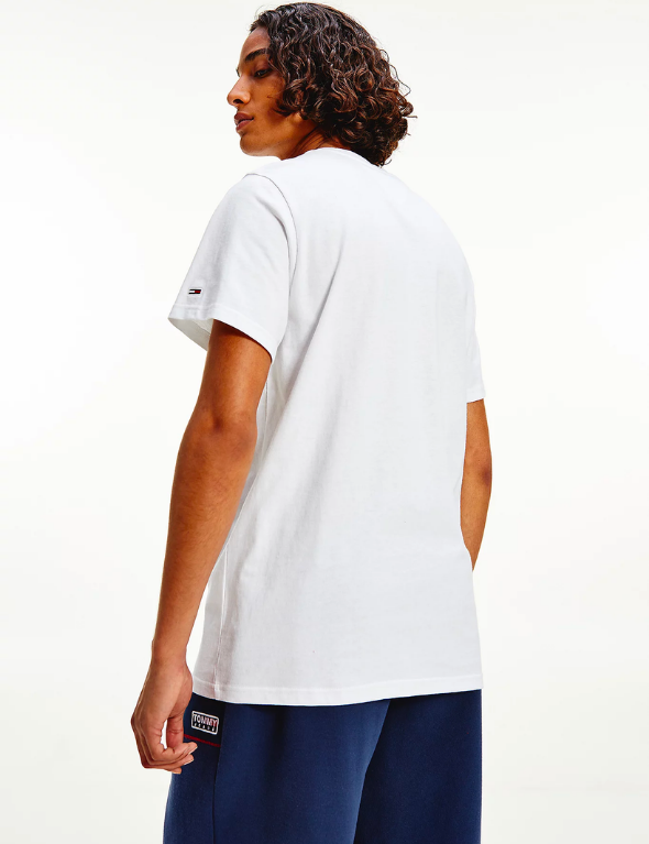 Tommy Hilfiger Timeless Signature Logo T-Shirt (White)