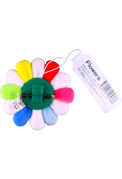 Takashi Murakami Flower Plush Pin (Multi)