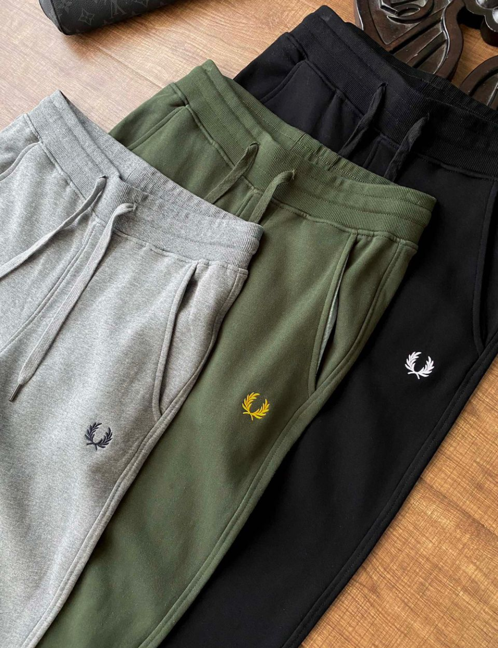 Fred Perry Loopback Sweatpants (Grey) - Shop Streetwear, Sneakers, Slippers and Gifts online | Malaysia - The Factory KL