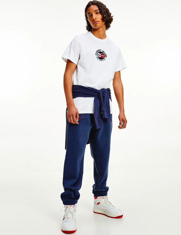Tommy Hilfiger Timeless Signature Logo T-Shirt (White)