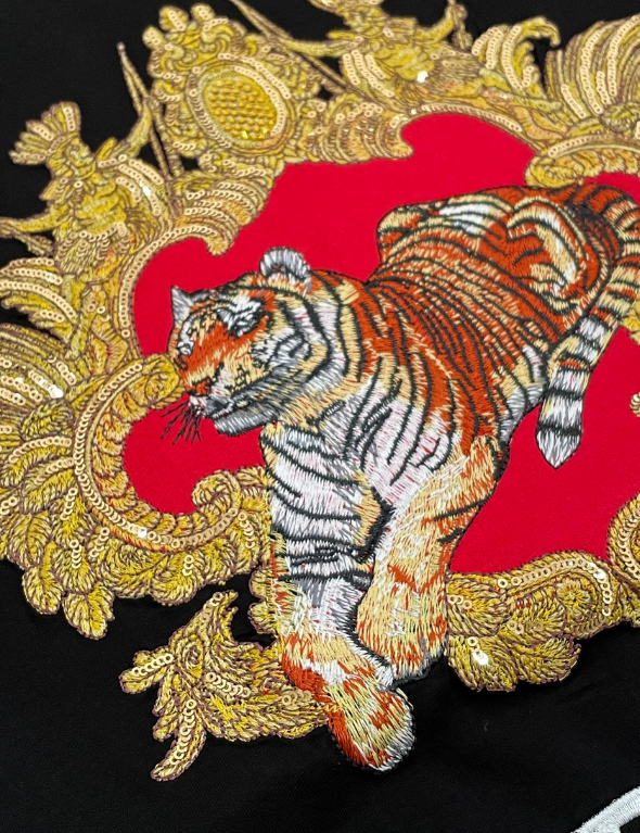 Versace Lunar New Year Tiger T-shirt (Black)