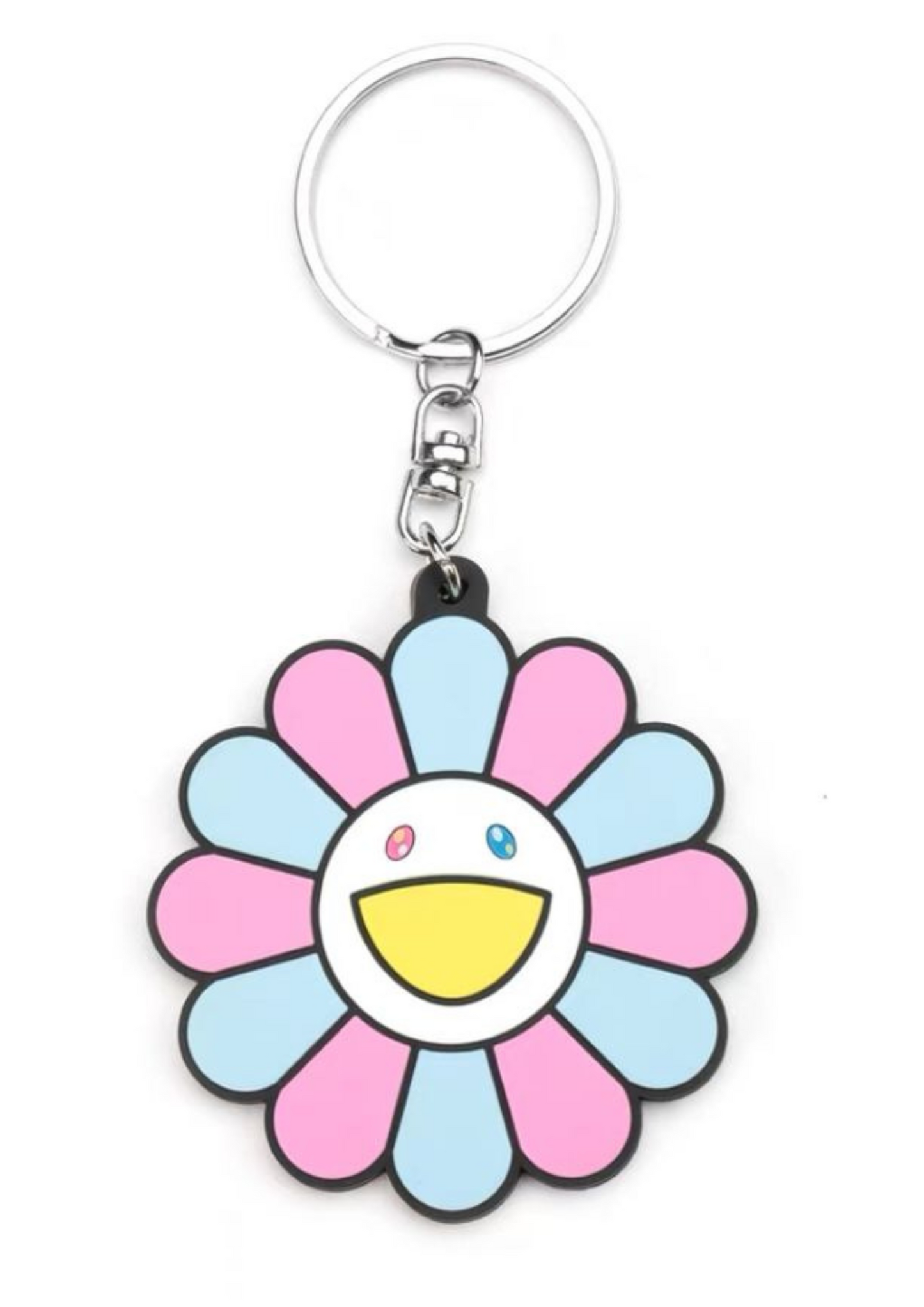 Takashi Murakami Flower Rubber Keychain