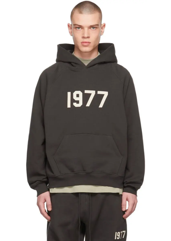Fear of God - Essentials 1977 Black' Hoodie ( Iron )