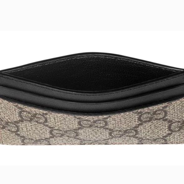 Gucci Card Case Supreme Kingsnake Print (Beige/Ebony)