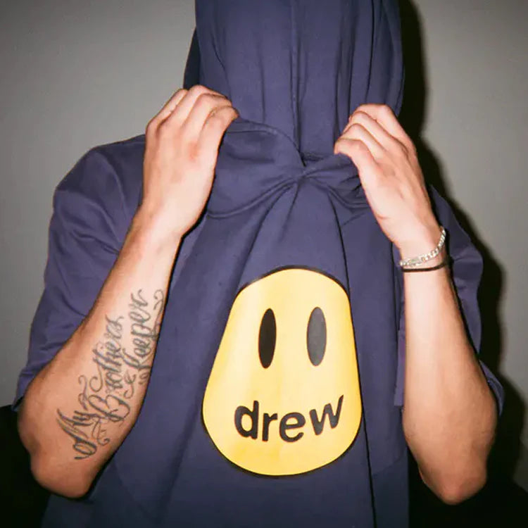 Drew House Pullover Mascot Hoodie - Navy