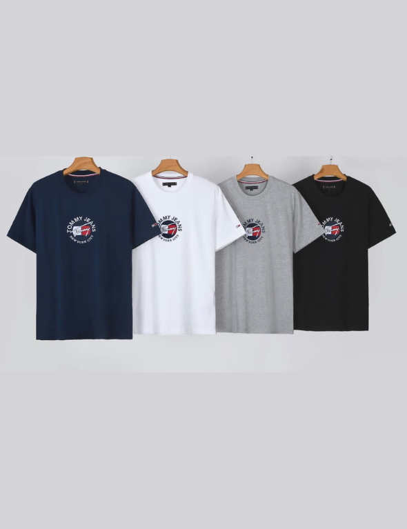Tommy Hilfiger Timeless Signature Logo T-Shirt (White)