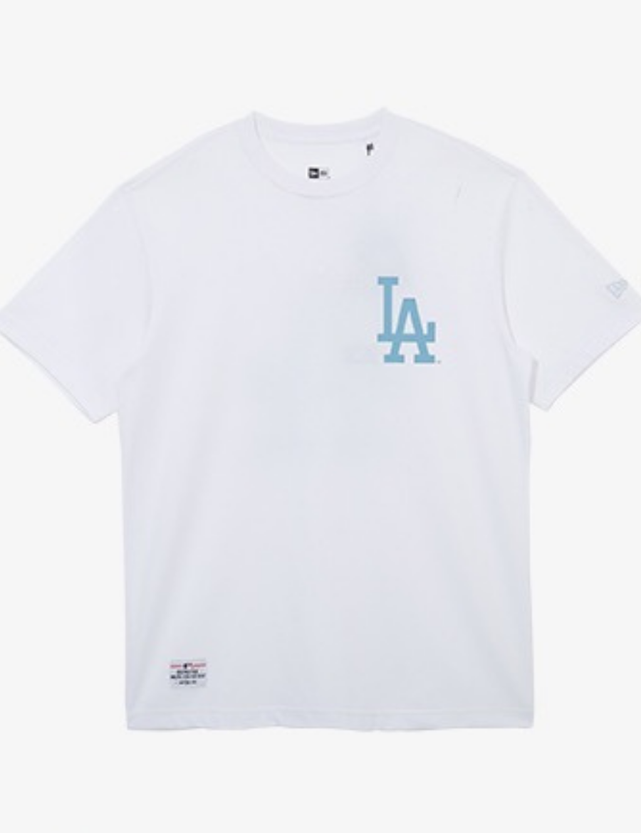 MLB New Era New York Yankees LA Blue Logo T-shirt (White)