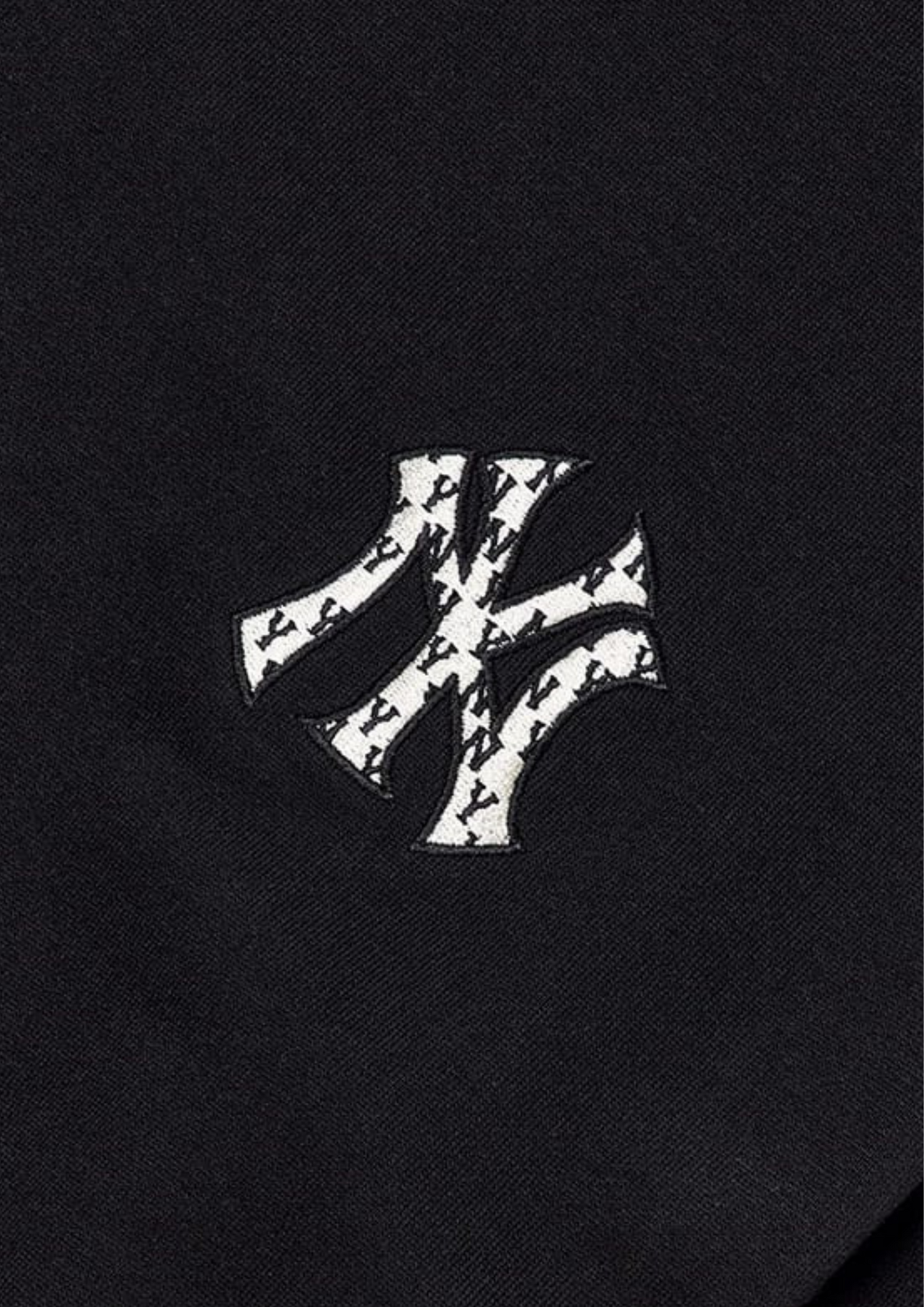 MLB New Era New York Yankees Back Big Logo Sweatshirts White Line (Black)