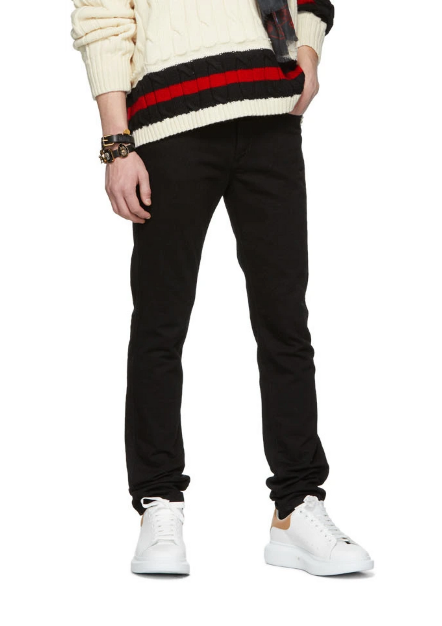 Alexander McQueen Oversized Sneaker (Beige)