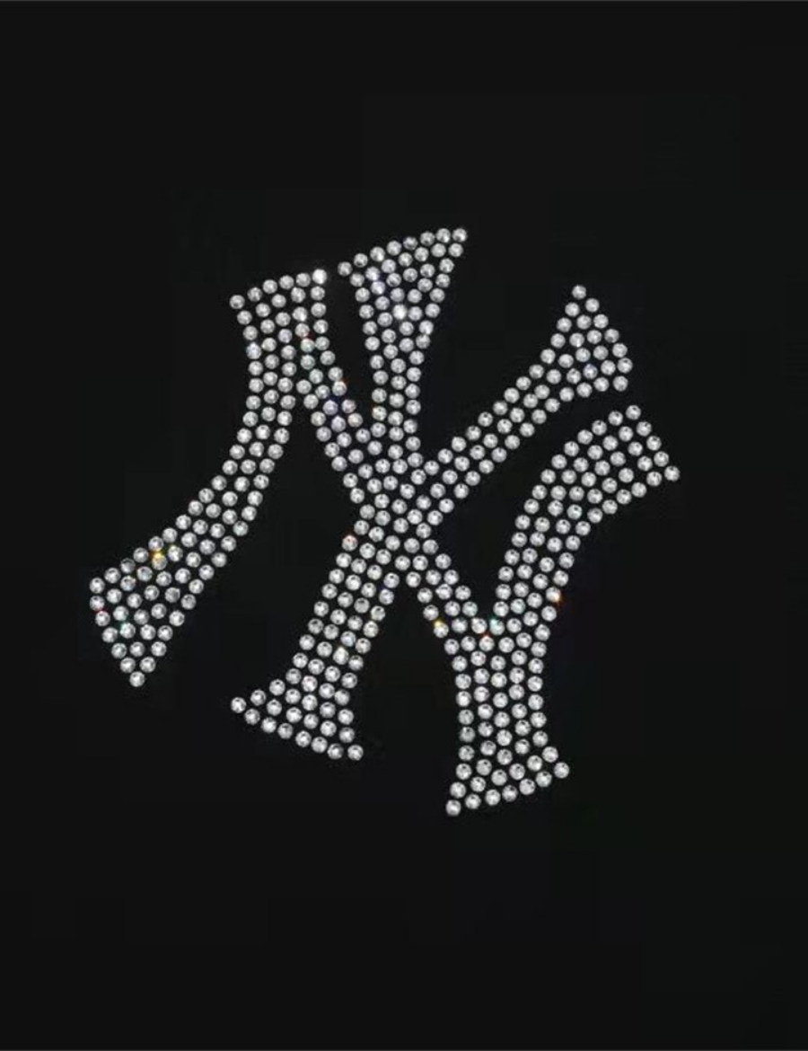 MLB New Era New York Yankees Metallic Logo T-shirt (Black)