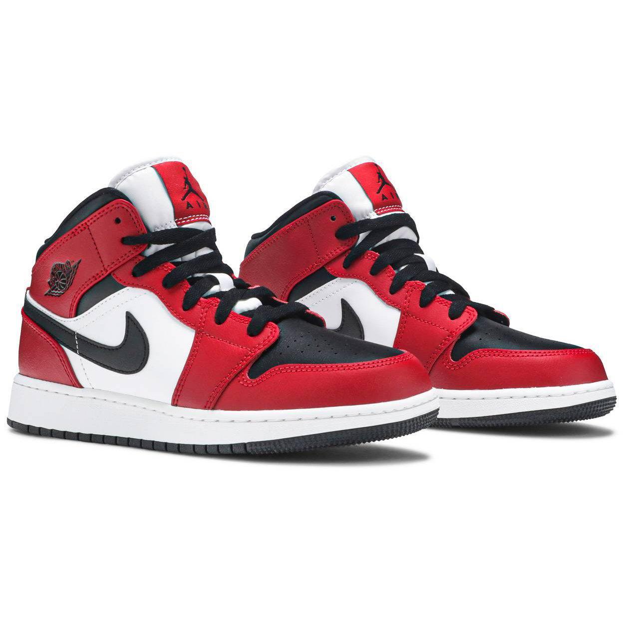Air Jordan 1 Mid Chicago "Black Toe" - Shop Streetwear, Sneakers, Slippers and Gifts online | Malaysia - The Factory KL