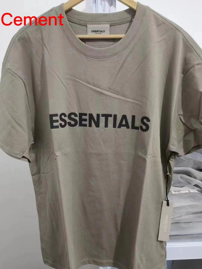 Fear Of God - SS20 Essentials 3D Logo Tee Cement