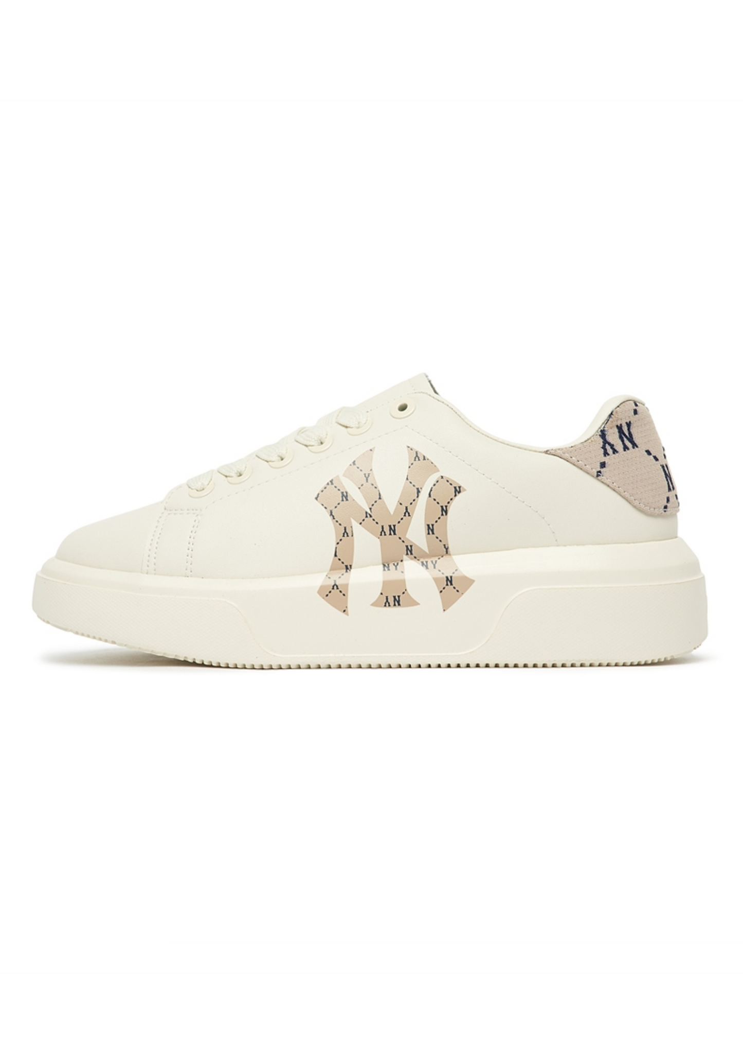 Chunky Classic Heel Monogram New York Yankees (Beige)