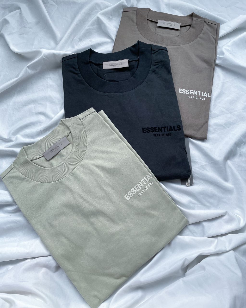 Fear Of God -SS22 Essentials Chest Logo Tee Seafoam