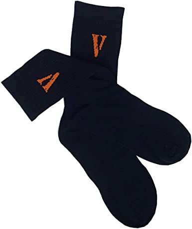 Vlone Orange V Logo Socks - Shop Streetwear, Sneakers, Slippers and Gifts online | Malaysia - The Factory KL