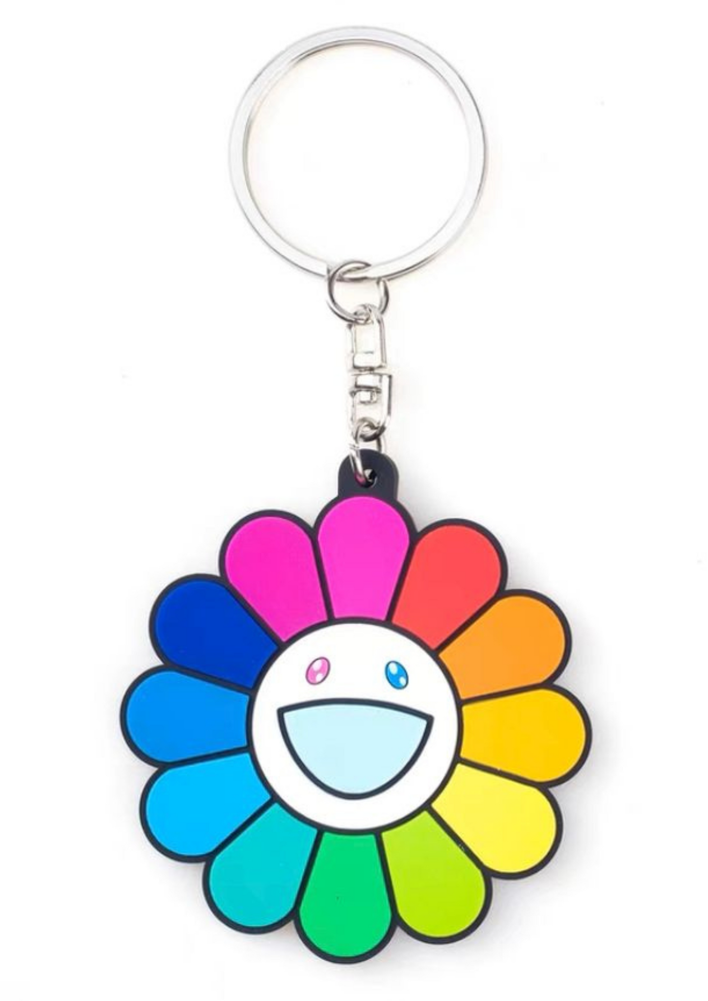 Takashi Murakami Flower Rubber Keychain