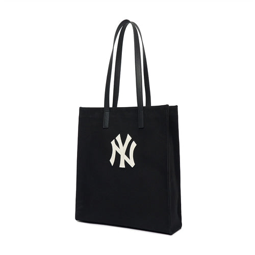 MLB New York Yankees Canvas Tote Bag (Black)