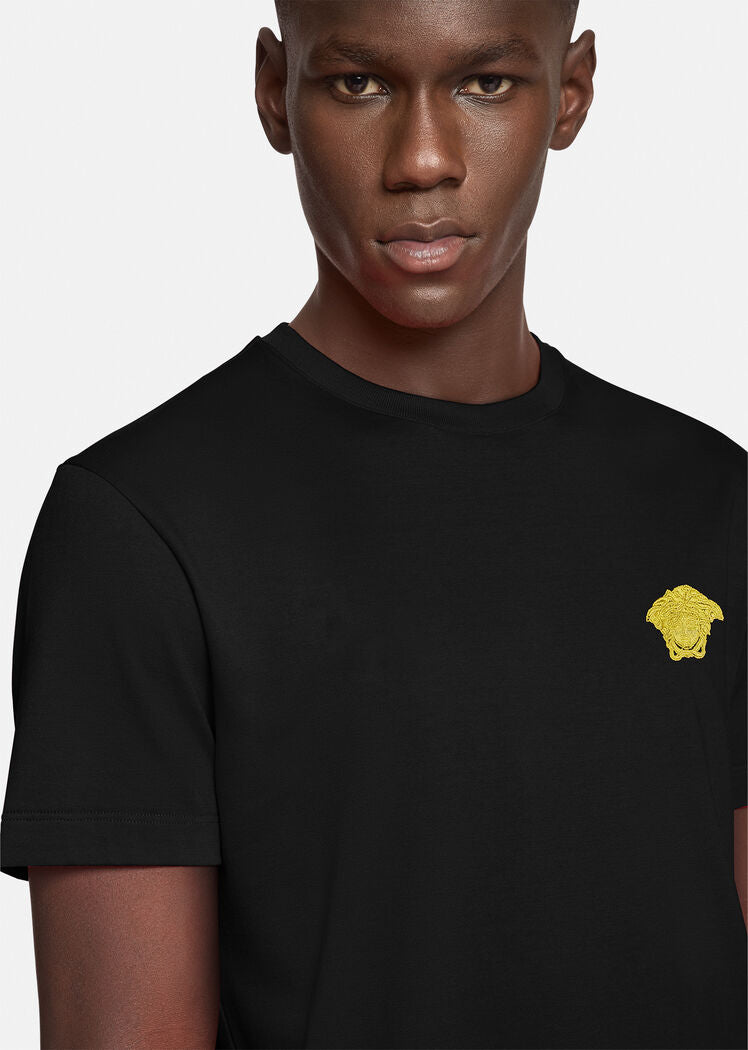 Versace Small Logo Medusa Embroidered T-Shirt - Shop Streetwear, Sneakers, Slippers and Gifts online | Malaysia - The Factory KL