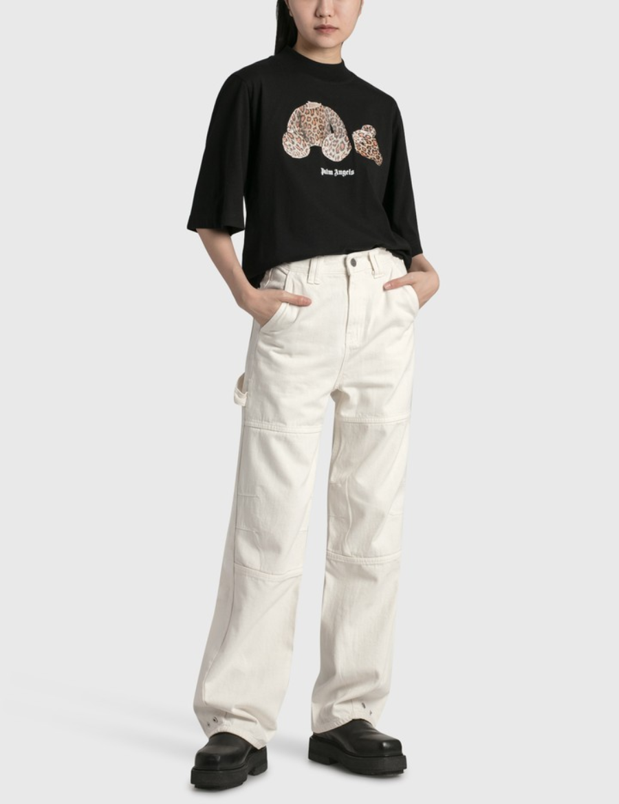 Palm angel Leapard Bear T-Shirt (Black)
