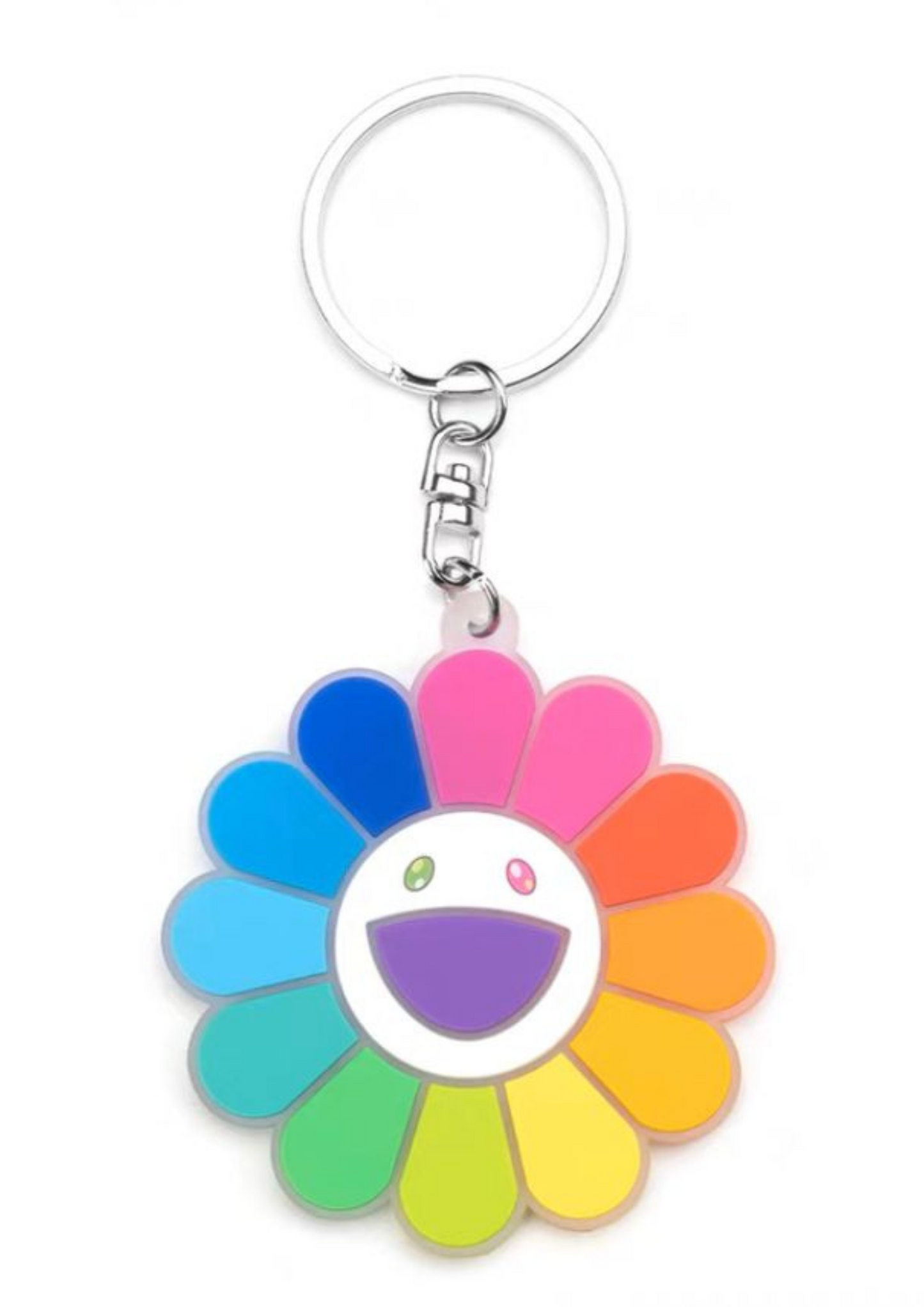 Takashi Murakami Flower Rubber Keychain