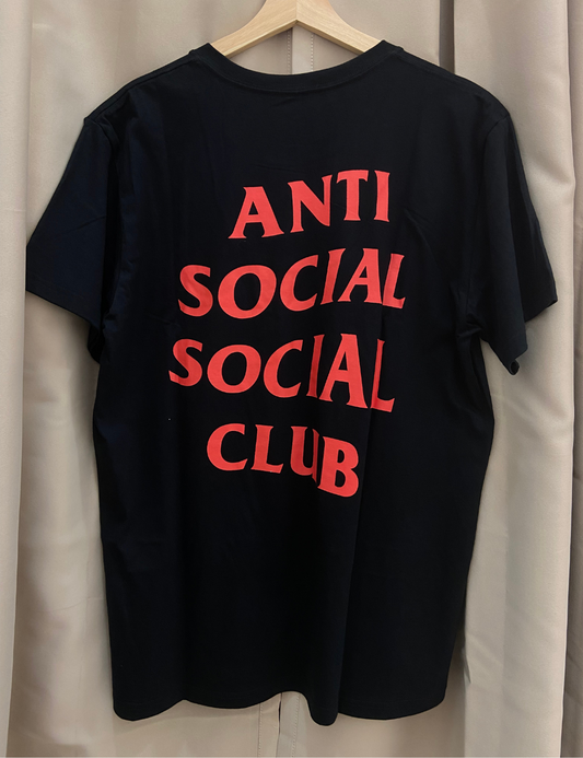 Anti Social Social Club Basic Orange Wording Tee - Shop Streetwear, Sneakers, Slippers and Gifts online | Malaysia - The Factory KL