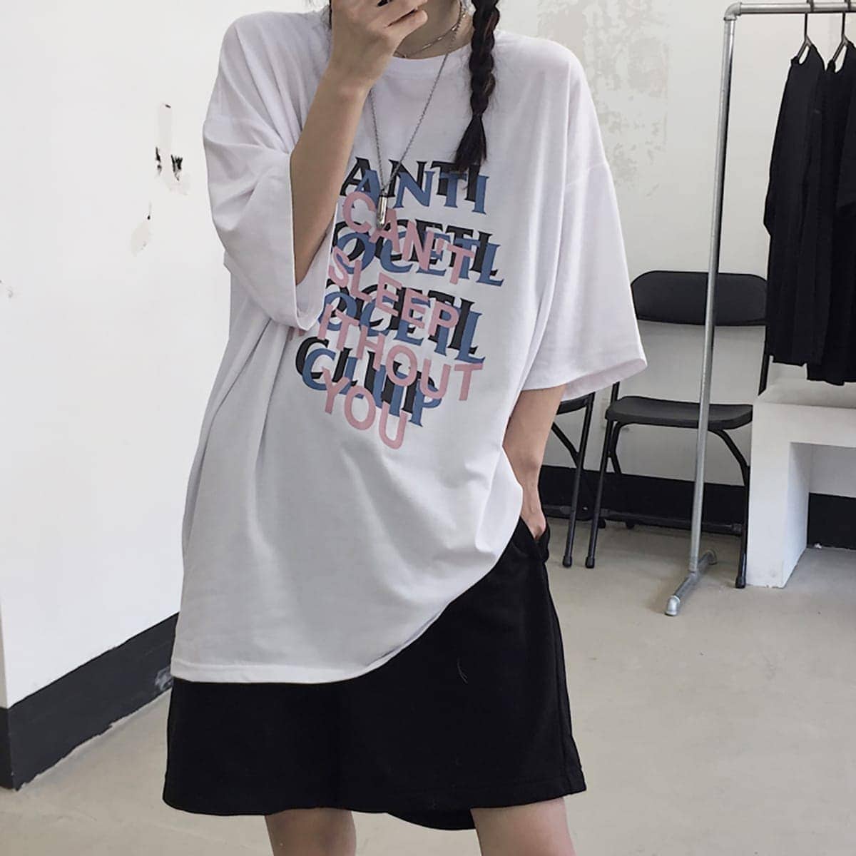 Anti Social Social Club Can't Sleep Without You Tee (White) - Shop Streetwear, Sneakers, Slippers and Gifts online | Malaysia - The Factory KL