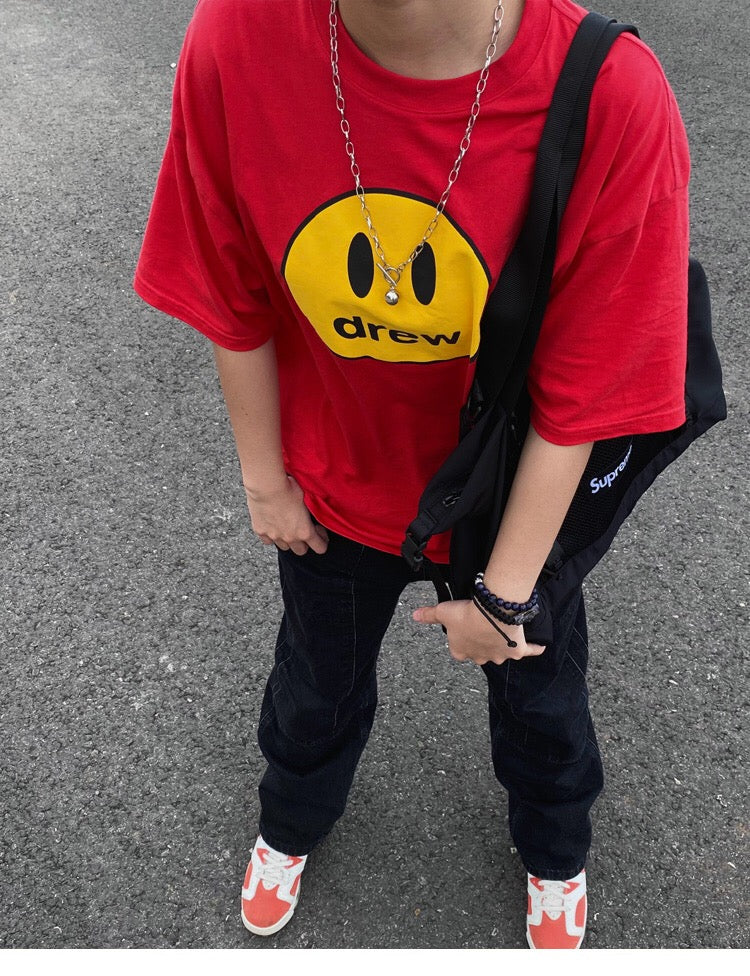 DREW HOUSE MASCOT SS TEE - RED - Shop Streetwear, Sneakers, Slippers and Gifts online | Malaysia - The Factory KL