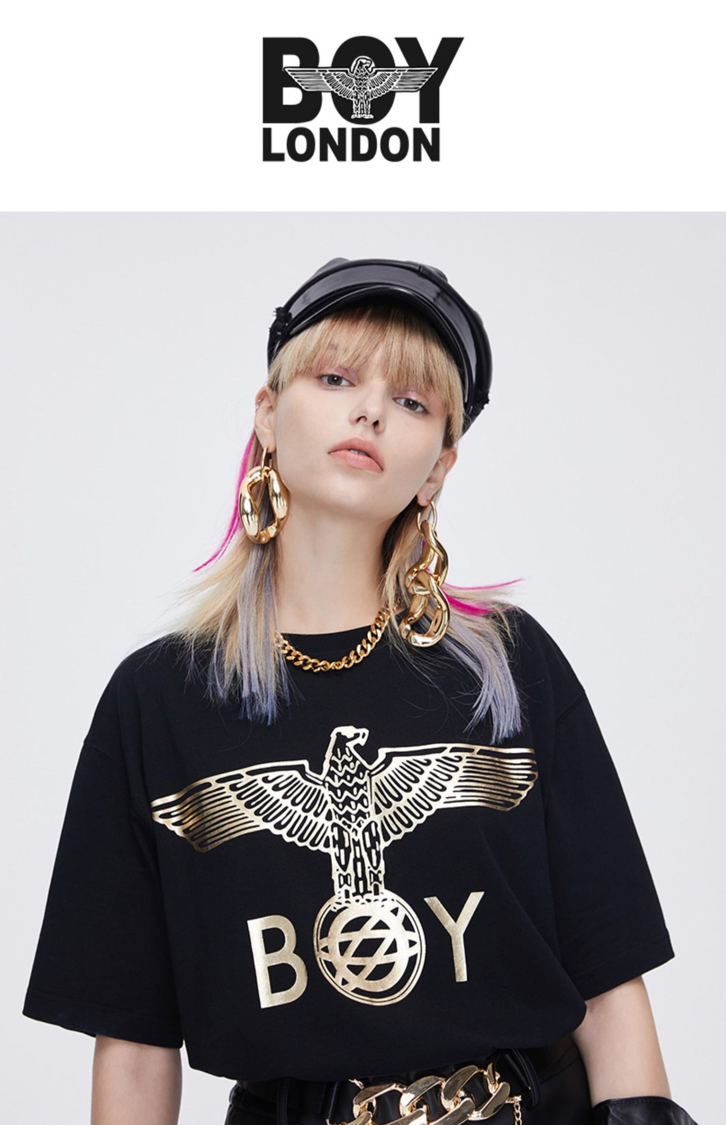 Boy London Eagle Backside Wording Tee - Shop Streetwear, Sneakers, Slippers and Gifts online | Malaysia - The Factory KL