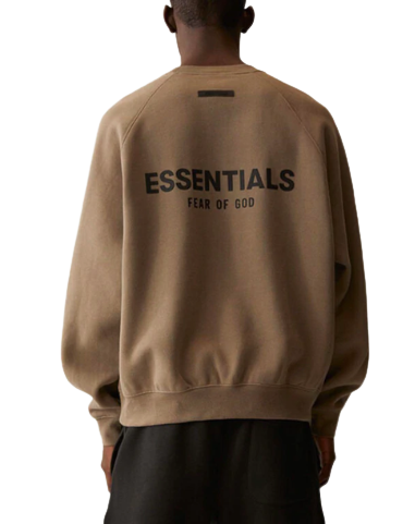 Fear Of God - Essentials Pull-Over Crewneck 2021 Sweatshirt (Taupe)