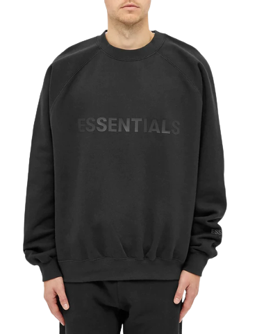 Fear Of God - Essentials Crewneck Applique Logo Dark Slate/Stretch Limo/Black