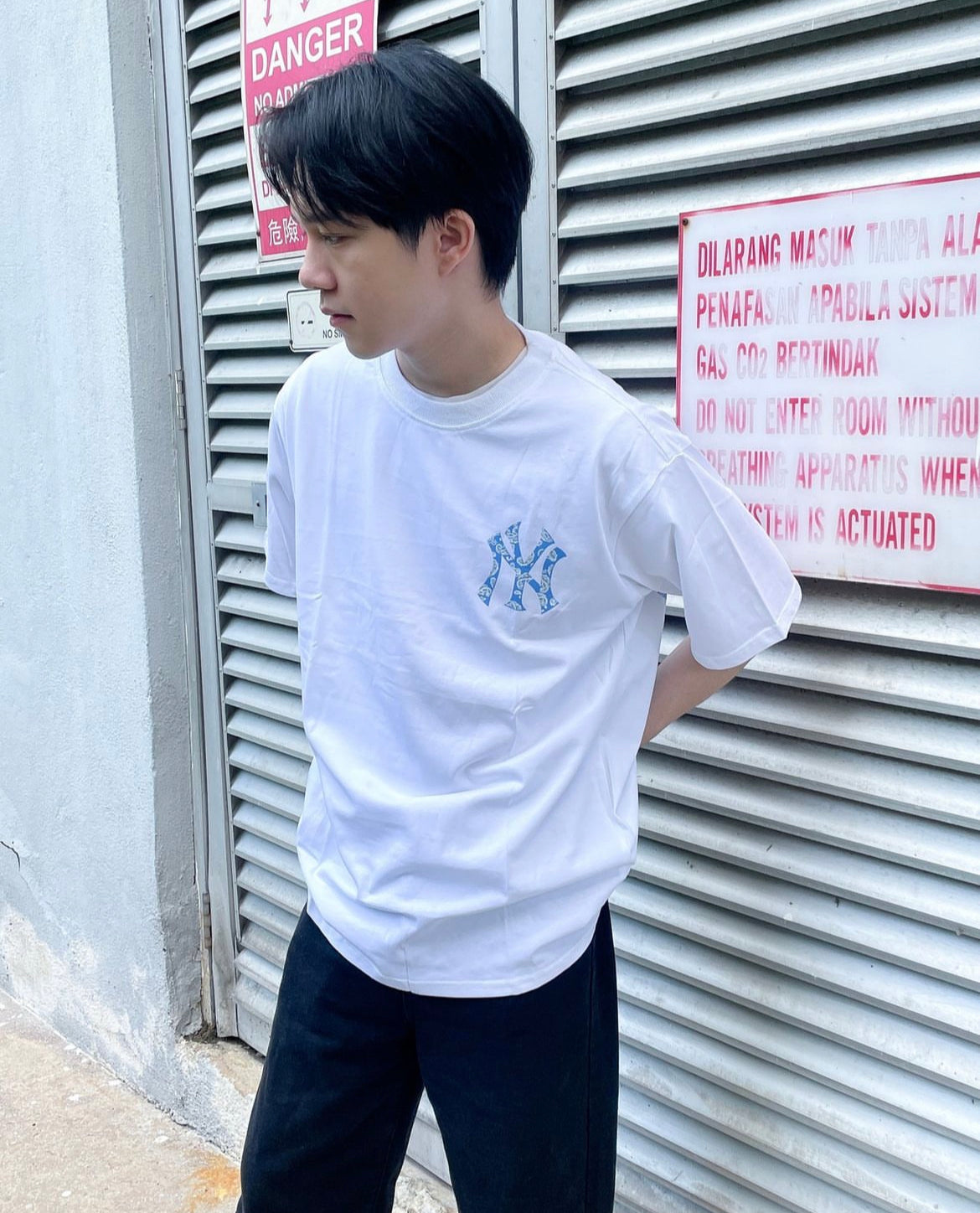 MLB New Era New York Yankees Paisley T-Shirt (White)