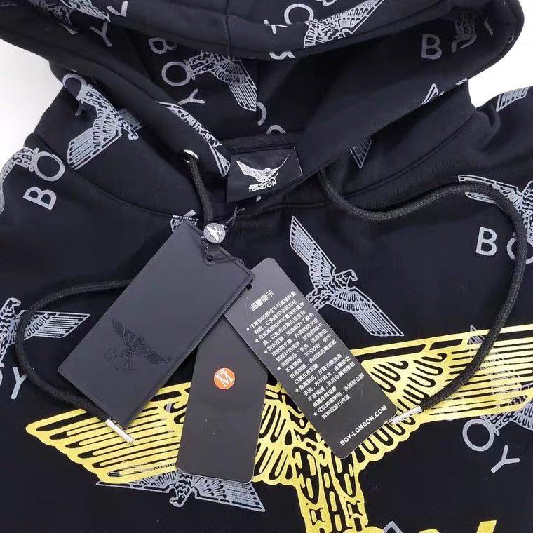 Boy London All Over Eagle Hoodie (Black)