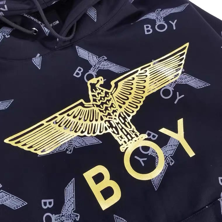 Boy London All Over Eagle Hoodie (Black)