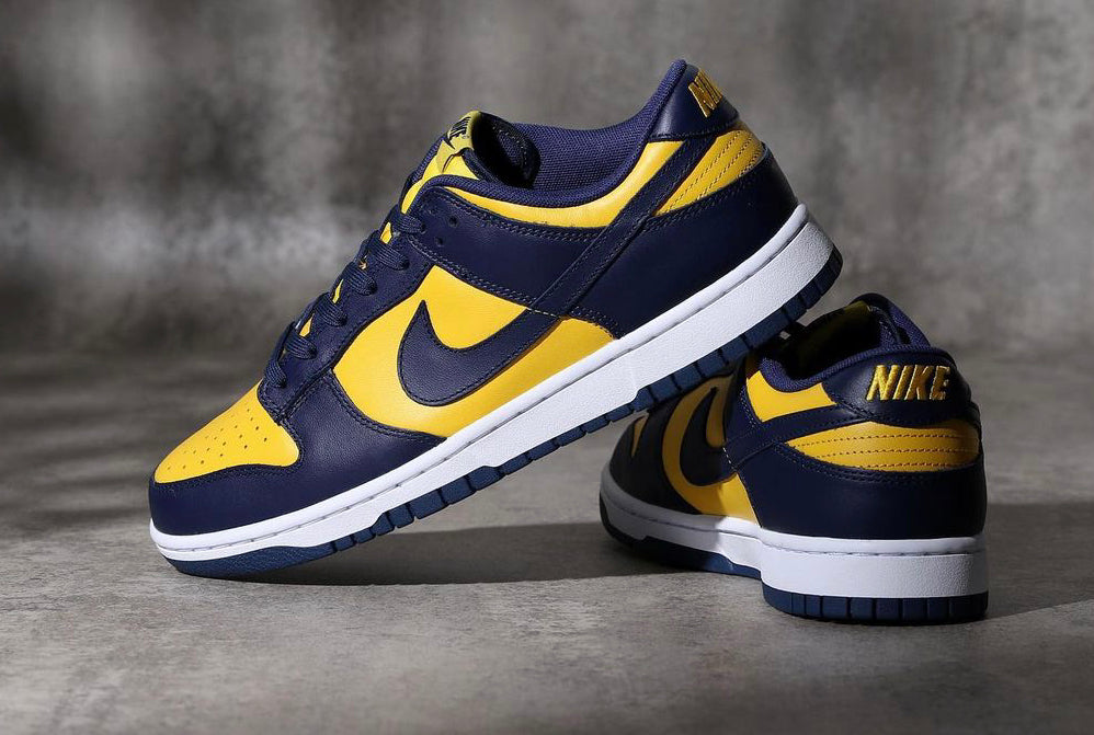 Nike Dunk Low "Michigan" - Shop Streetwear, Sneakers, Slippers and Gifts online | Malaysia - The Factory KL