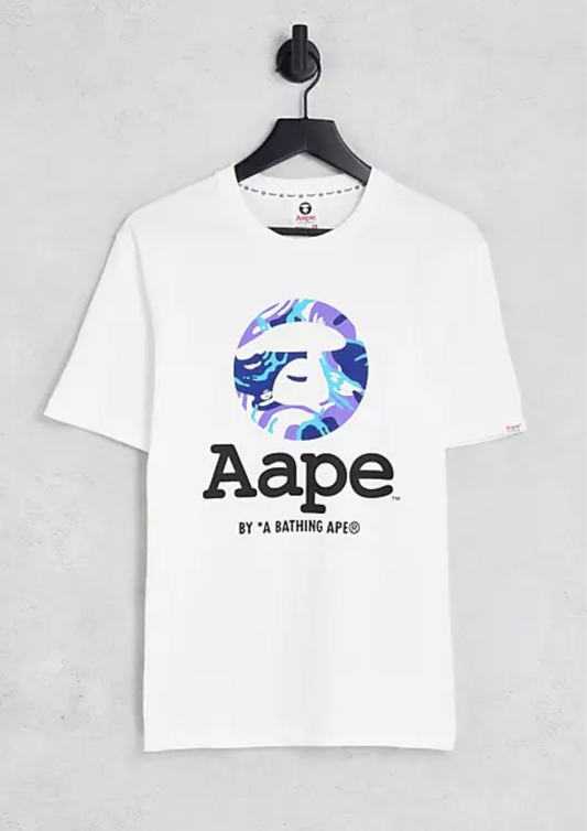 Aape Bathing Ape OG Moonface Sleeved Tee (White)