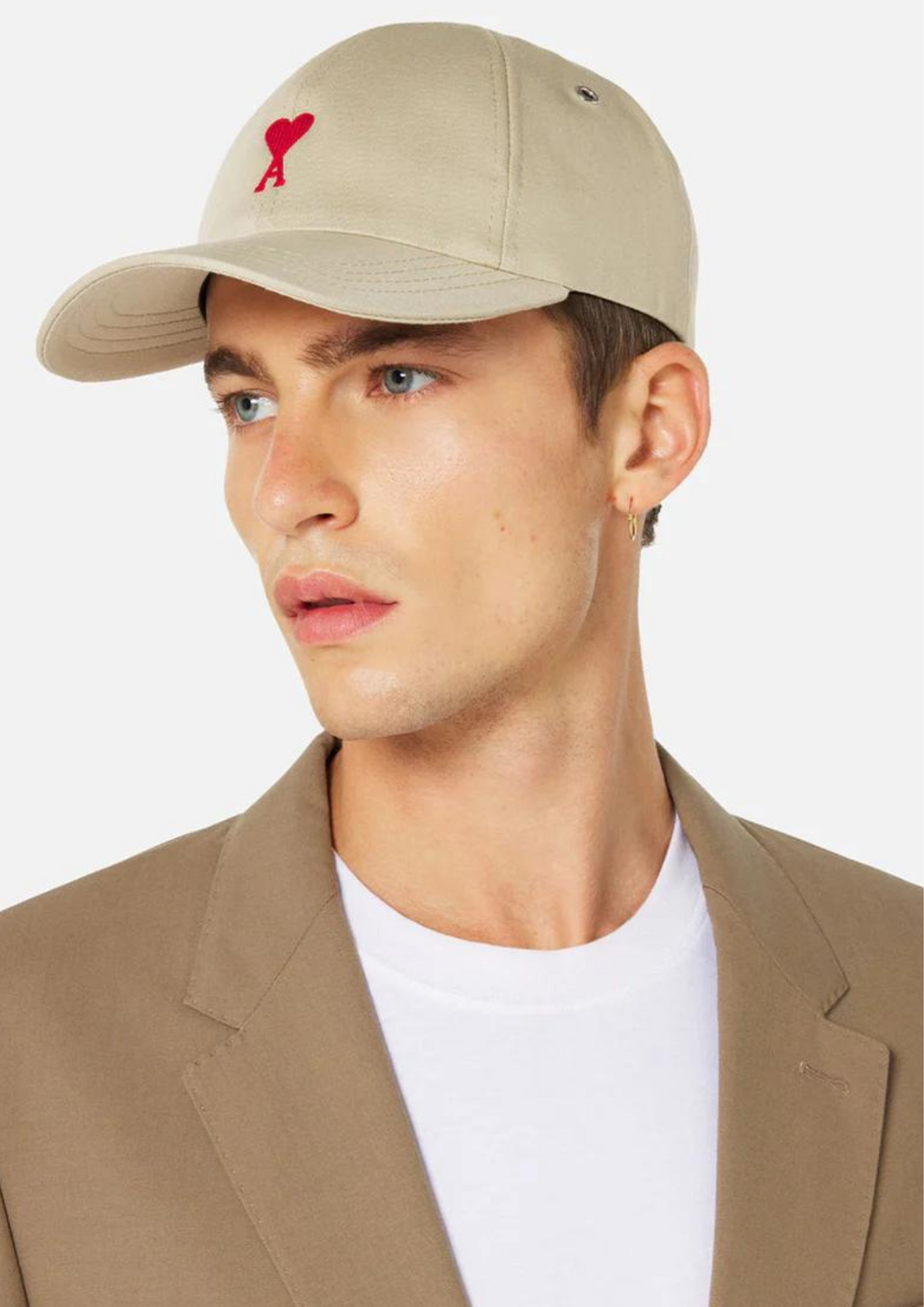 Ami de Coeur Denim Cap (Beige)