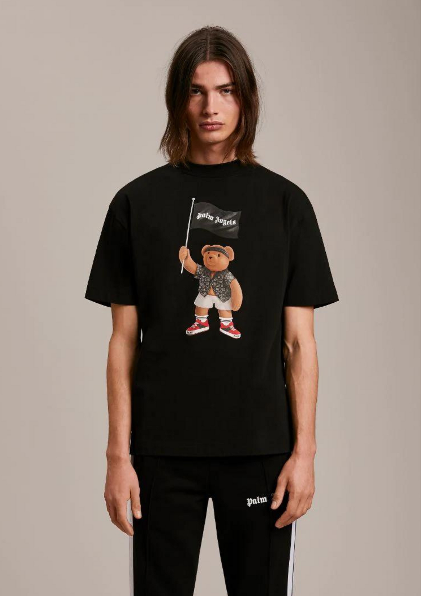 Palm Angels Black Pirate Bear T-Shirt