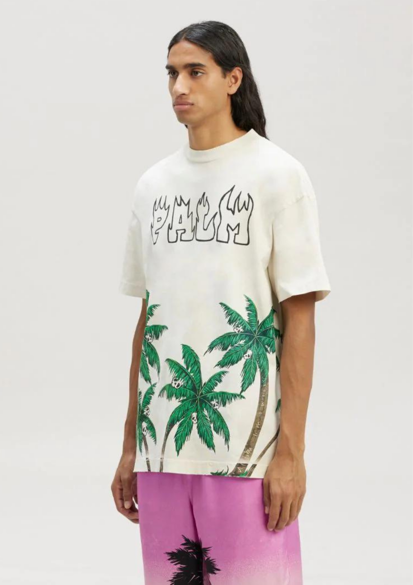 Palm Angel Neon Palms & Skull T-Shirt SS23