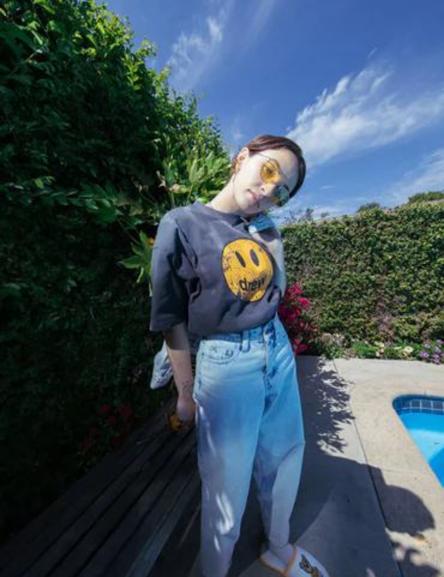 Drew House Mascot SS Tee - Faded Black