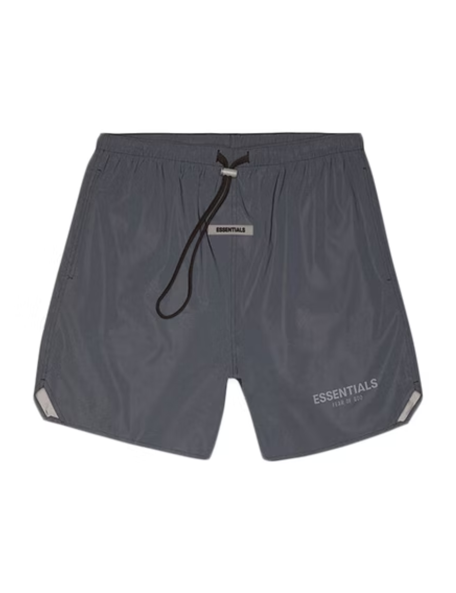 Fear of God - Essentials Volley Shorts "Black Reflective"
