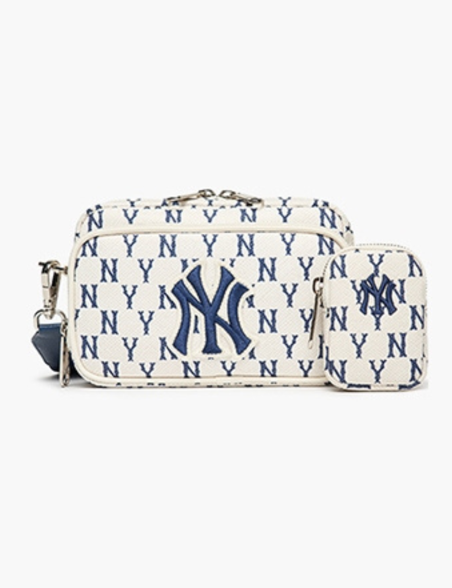 MLB Monogram Mini Crossbag NY (White)