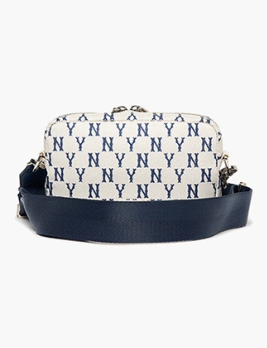 MLB Monogram Mini Crossbag NY (White)