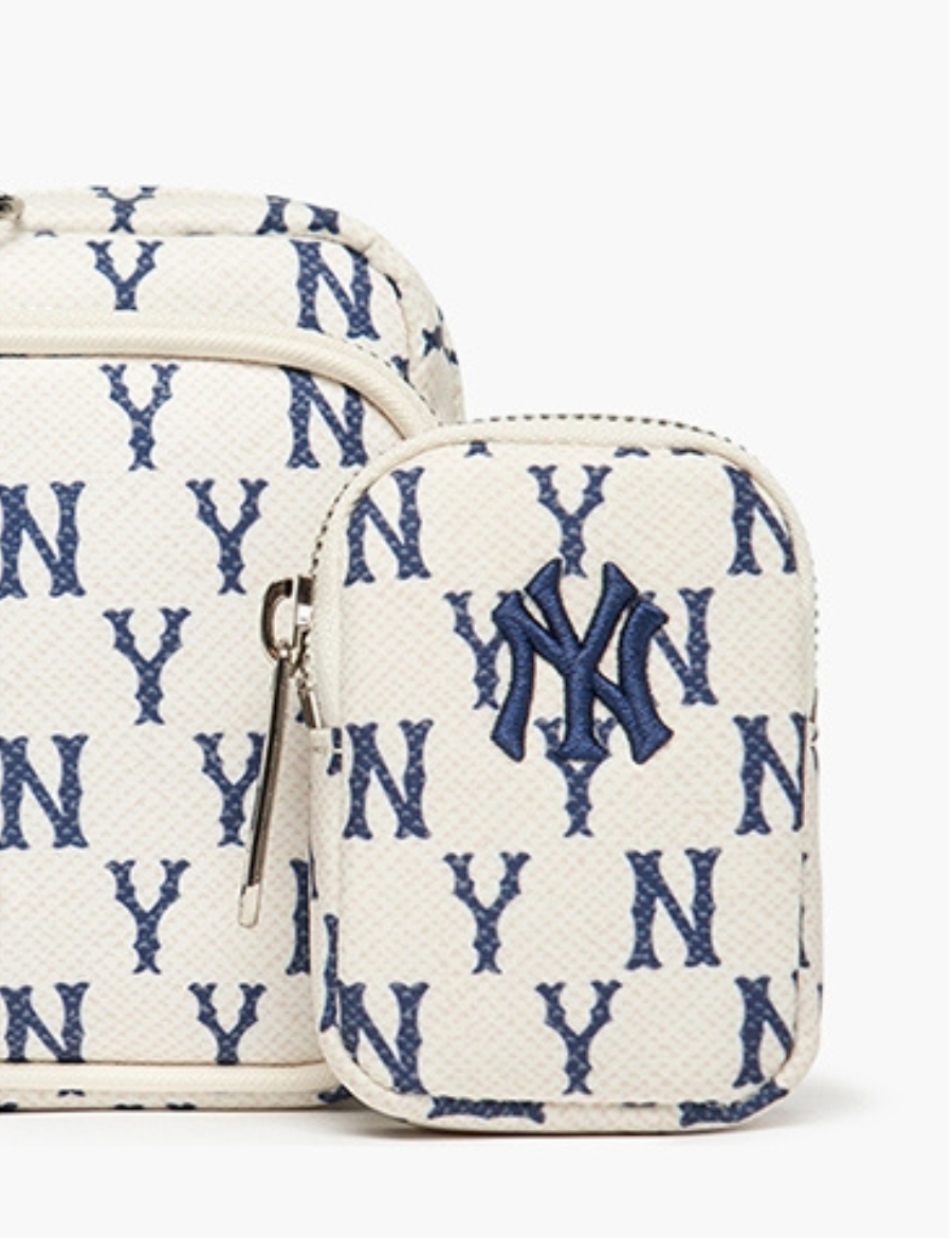 MLB Monogram Mini Crossbag NY (White)