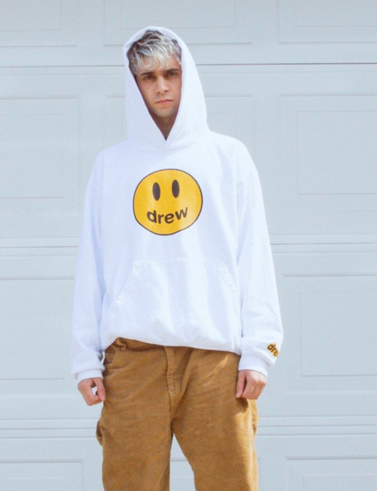 Drew House Pullover Mascot Hoodie - White