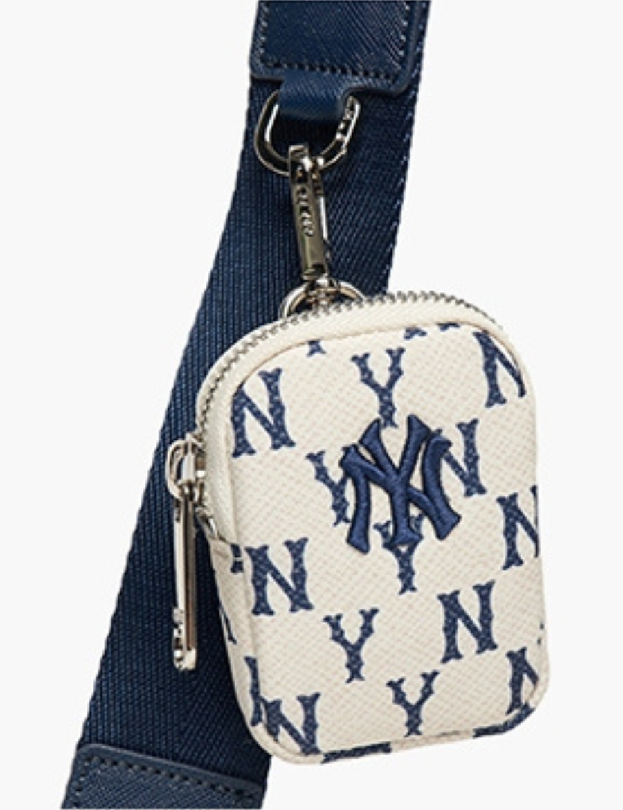 MLB Monogram Mini Crossbag NY (White)